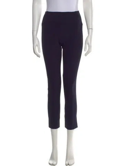 Pre-owned Veronica Beard Straight Leg Pants In Black
