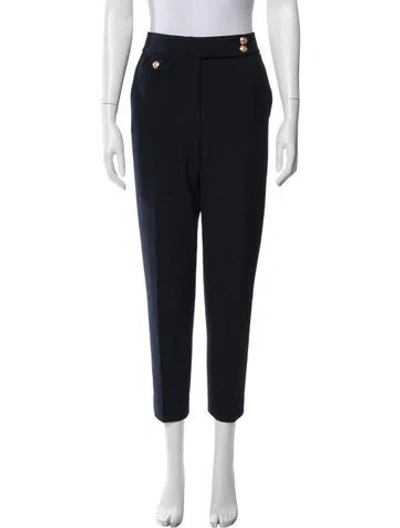 Pre-owned Veronica Beard Straight Leg Pants In Black