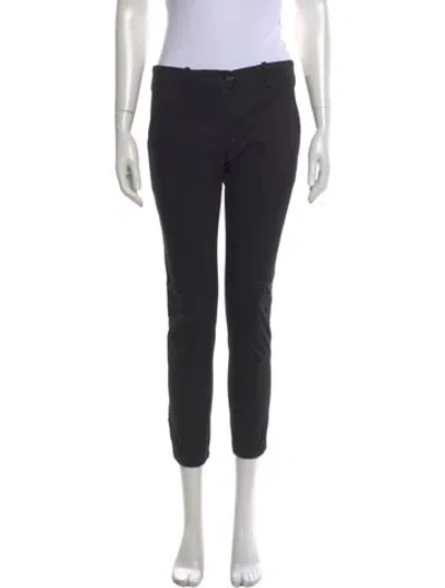 Pre-owned Veronica Beard Straight Leg Pants In Black