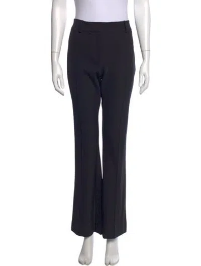 Pre-owned Veronica Beard Straight Leg Pants In Black