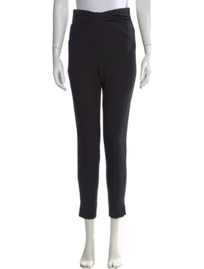 Pre-owned Veronica Beard Straight Leg Pants In Black