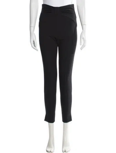 Pre-owned Veronica Beard Straight Leg Pants In Black