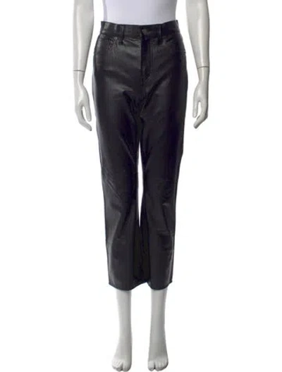 Pre-owned Veronica Beard Straight Leg Pants In Black