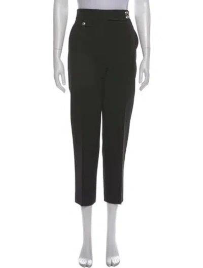 Pre-owned Veronica Beard Straight Leg Pants In Black