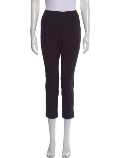 Pre-owned Veronica Beard Straight Leg Pants In Black