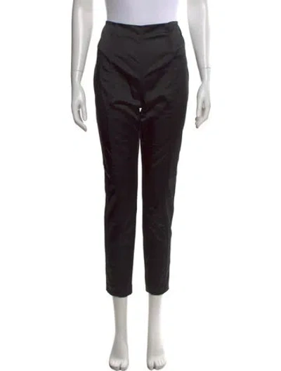 Pre-owned Veronica Beard Straight Leg Pants In Black