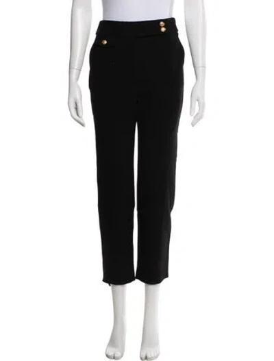 Pre-owned Veronica Beard Straight Leg Pants In Black