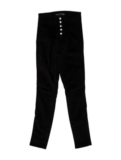 Pre-owned Veronica Beard Straight Leg Pants In Black