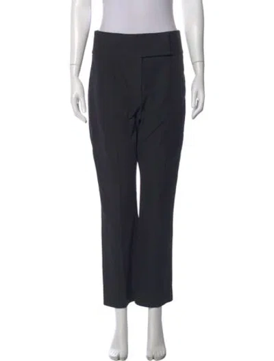 Pre-owned Veronica Beard Straight Leg Pants In Black