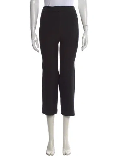 Pre-owned Veronica Beard Straight Leg Pants In Black