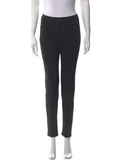 Pre-owned Veronica Beard Straight Leg Pants In Black