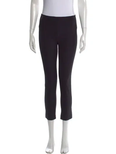 Pre-owned Veronica Beard Straight Leg Pants In Black