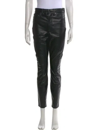 Pre-owned Veronica Beard Straight Leg Pants In Black