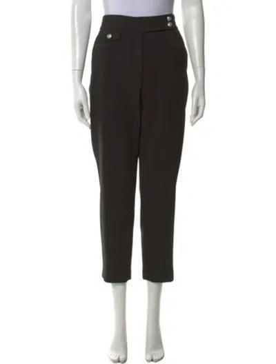 Pre-owned Veronica Beard Straight Leg Pants In Black