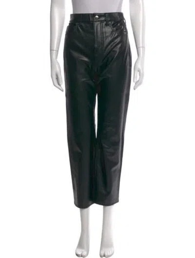 Pre-owned Veronica Beard Straight Leg Pants In Black