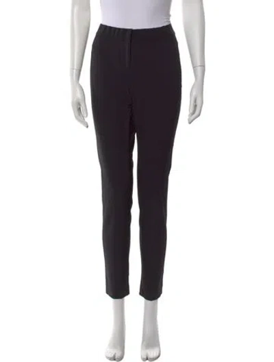 Pre-owned Veronica Beard Straight Leg Pants In Black