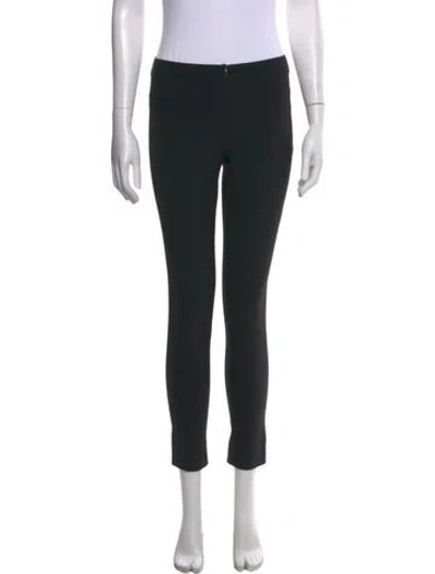 Pre-owned Veronica Beard Straight Leg Pants In Black