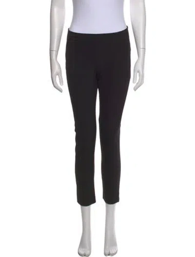 Pre-owned Veronica Beard Straight Leg Pants In Black