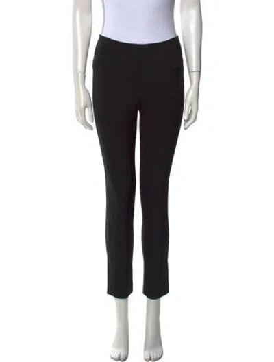 Pre-owned Veronica Beard Straight Leg Pants In Black