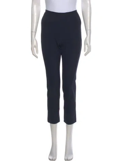 Pre-owned Veronica Beard Straight Leg Pants In Black