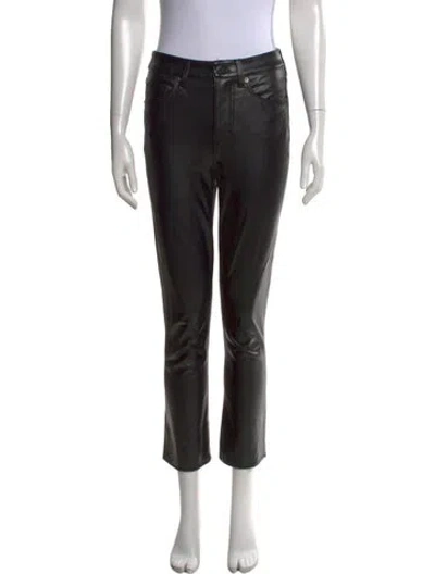 Pre-owned Veronica Beard Straight Leg Pants In Black