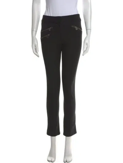 Pre-owned Veronica Beard Straight Leg Pants In Black