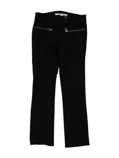 Pre-owned Veronica Beard Straight Leg Pants In Black