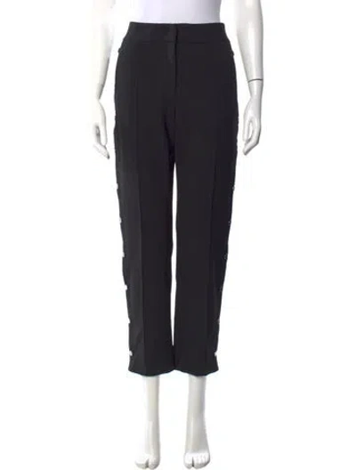 Pre-owned Veronica Beard Straight Leg Pants In Black