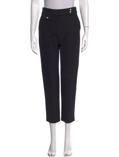 Pre-owned Veronica Beard Straight Leg Pants In Black