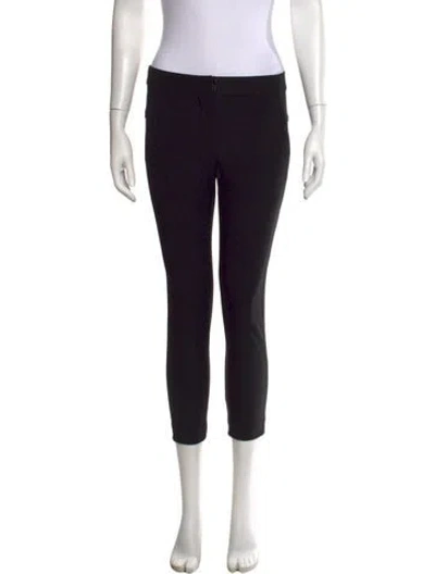 Pre-owned Veronica Beard Straight Leg Pants In Black