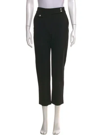 Pre-owned Veronica Beard Straight Leg Pants In Black