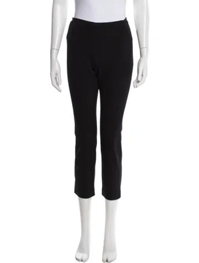 Pre-owned Veronica Beard Straight Leg Pants In Black