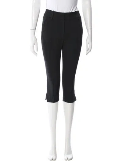 Pre-owned Veronica Beard Straight Leg Pants In Black
