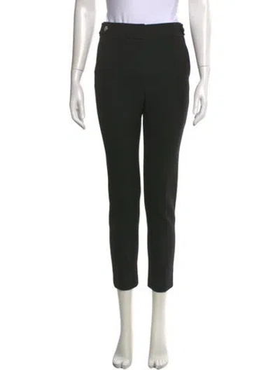 Pre-owned Veronica Beard Straight Leg Pants In Black