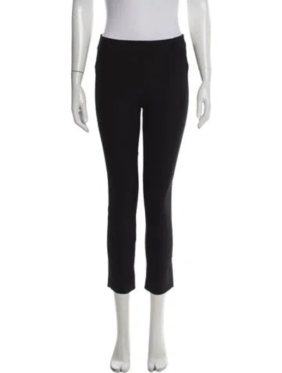 Pre-owned Veronica Beard Straight Leg Pants In Black