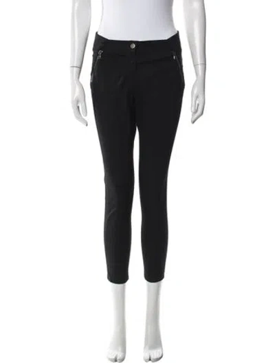Pre-owned Veronica Beard Straight Leg Pants In Black