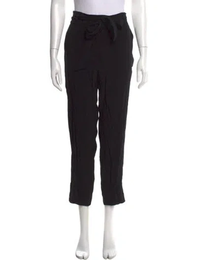 Pre-owned Veronica Beard Straight Leg Pants In Black