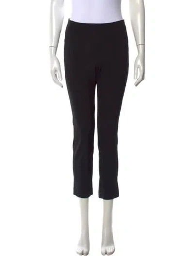 Pre-owned Veronica Beard Straight Leg Pants In Black