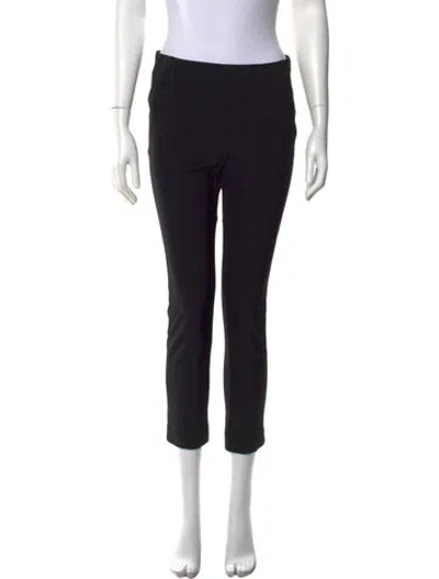 Pre-owned Veronica Beard Straight Leg Pants In Black