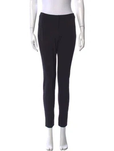 Pre-owned Veronica Beard Straight Leg Pants In Black