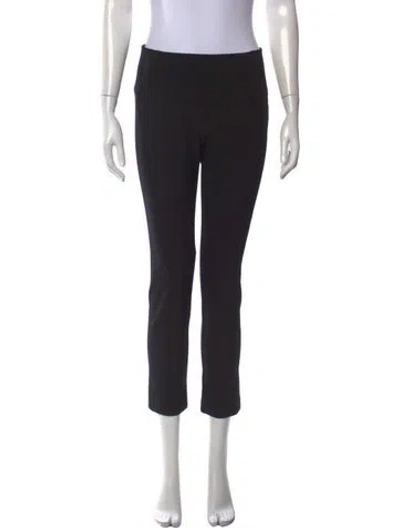 Pre-owned Veronica Beard Straight Leg Pants In Black