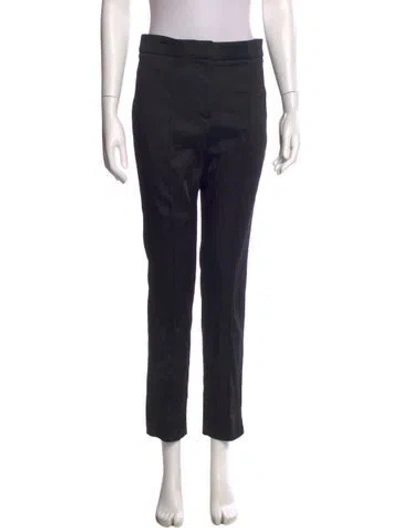Pre-owned Veronica Beard Straight Leg Pants In Black