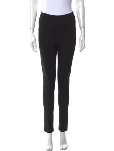 Pre-owned Veronica Beard Straight Leg Pants In Black