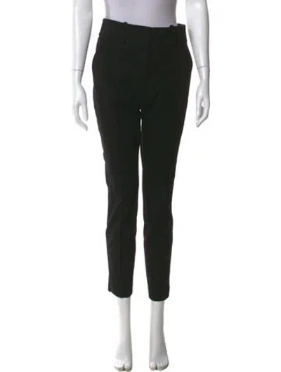Pre-owned Veronica Beard Straight Leg Pants In Black