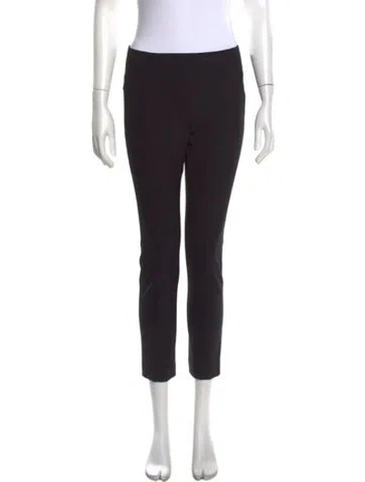 Pre-owned Veronica Beard Straight Leg Pants In Black