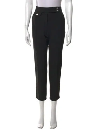 Pre-owned Veronica Beard Straight Leg Pants In Black