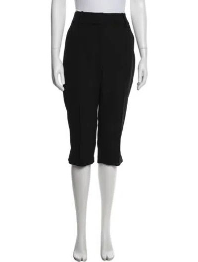Pre-owned Veronica Beard Straight Leg Pants In Black