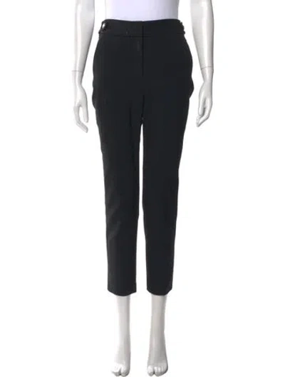 Pre-owned Veronica Beard Straight Leg Pants In Black