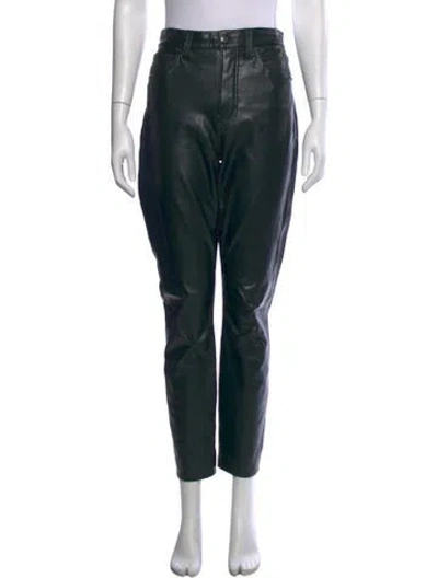 Pre-owned Veronica Beard Straight Leg Pants In Black