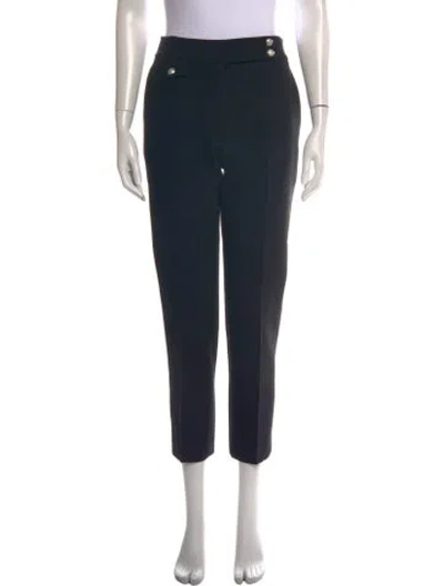 Pre-owned Veronica Beard Straight Leg Pants In Black